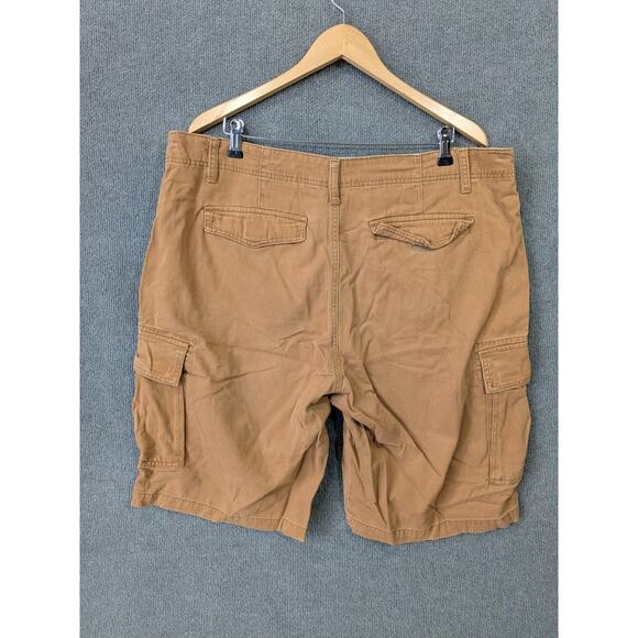 Plugg Shorts Mens 38 (Fits 40x11) Baggy Cargo Camel Cotton Dad Skater Summer - Picture 5 of 8